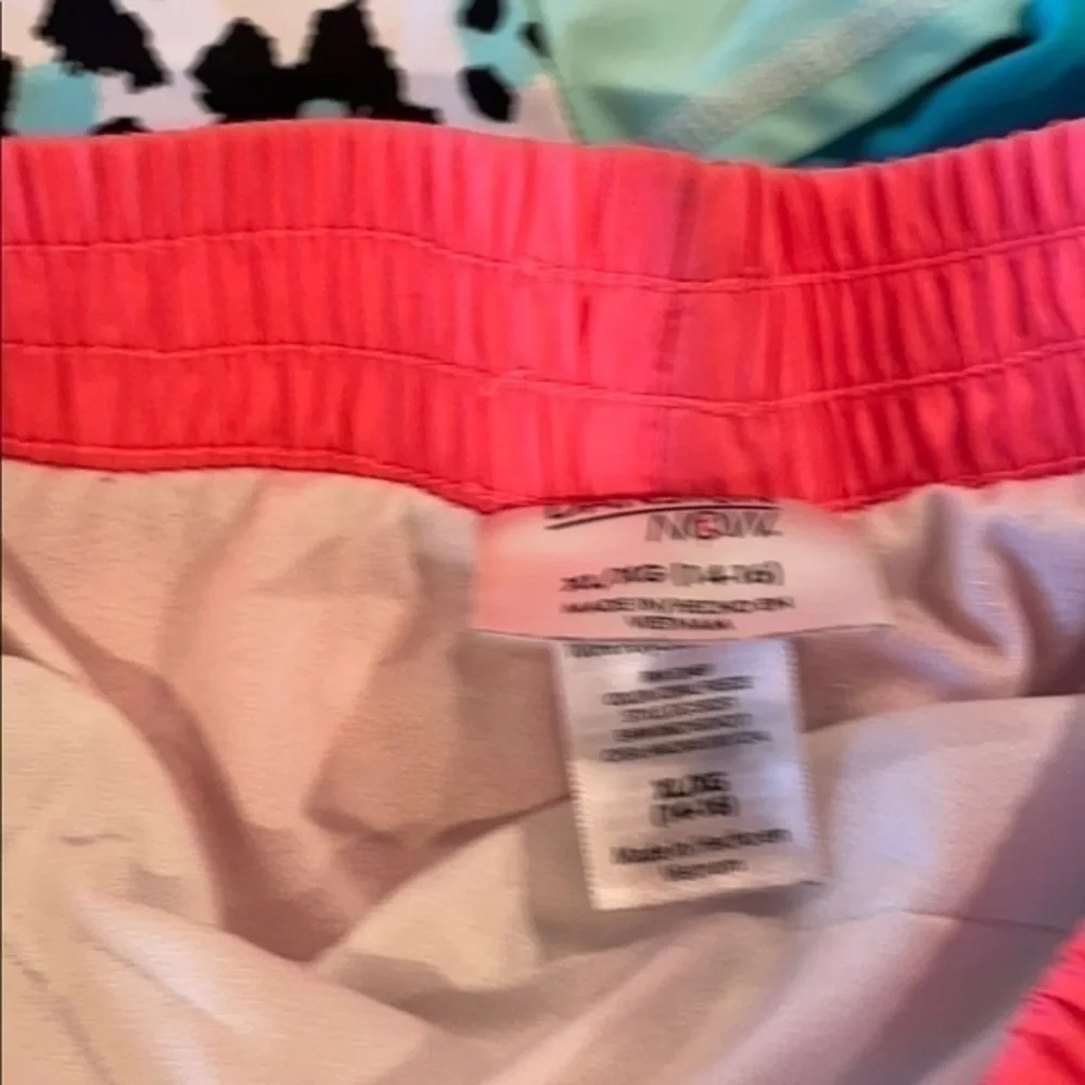 Lands end tops 12-14 bundle shorts and 2. Swim shirts